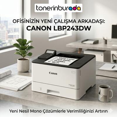 Canon i-Sensys LBP243DW Wi-Fi Mono Lazer Yazıcı