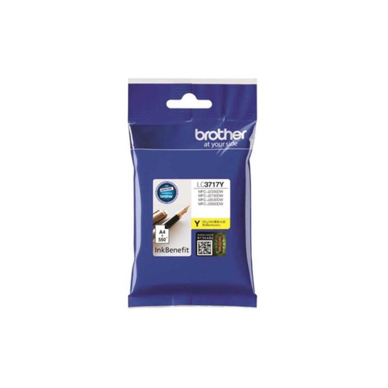 Brother LC3717Y Yellow Sarı Sayfa Kartuş MFC-J3930DW