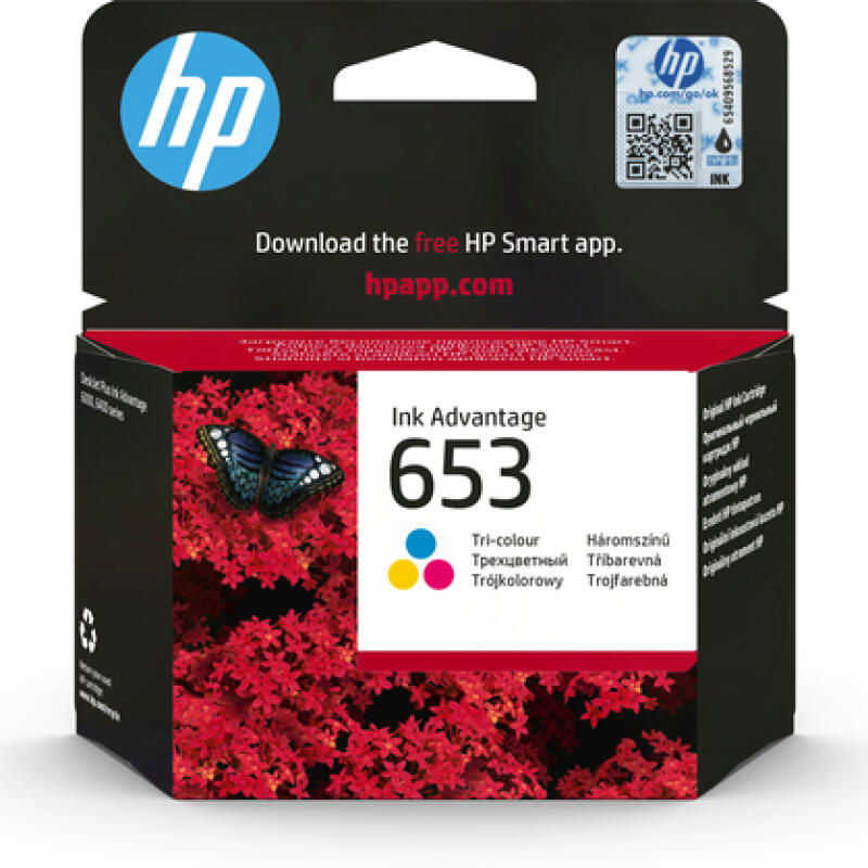 HP 3YM74AE (653) 3 RENKLİ MUREKKEP KARTUSU 200 SAYFA