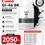 Canon Gı-46-4411C001 Siyah Orijinal Mürekkep gx7050
