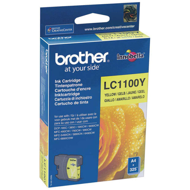 Brother Lc67-Lc1100 Sarı Orijinal Kartuş