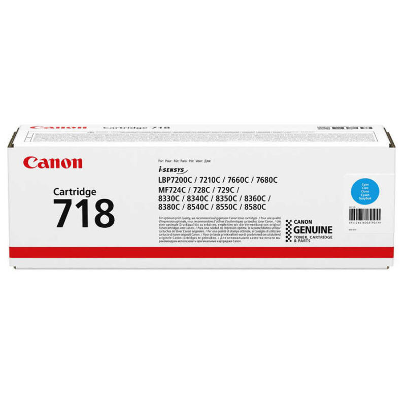Canon Crg-718-2661B002 Mavi Orijinal Toner