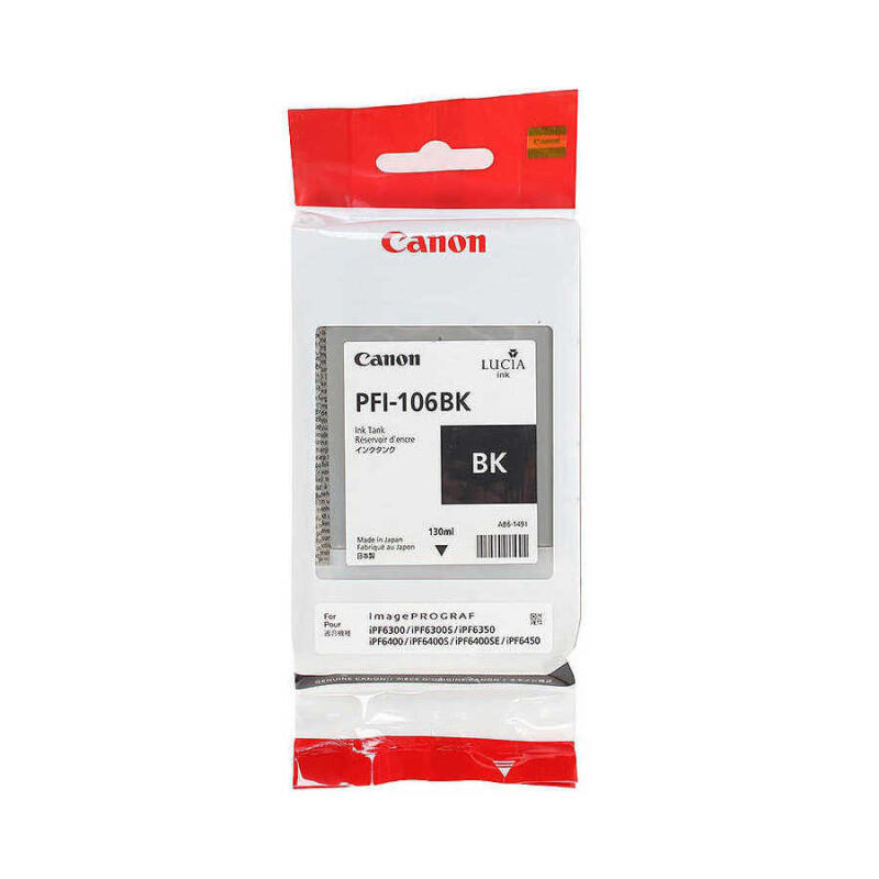 Canon Pfı-106Bk-6621B001 Siyah Orijinal Kartuş