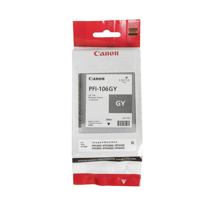 Canon Pfı-106Gy-6630B001 Gri Orijinal Kartuş