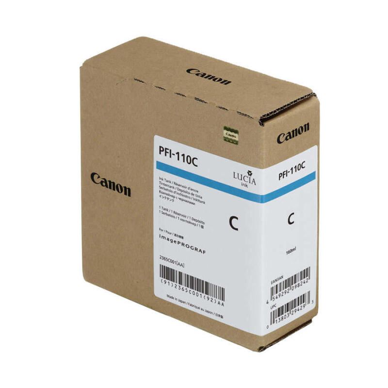 Canon Pfı-110C-2365C001 Mavi Orijinal Kartuş