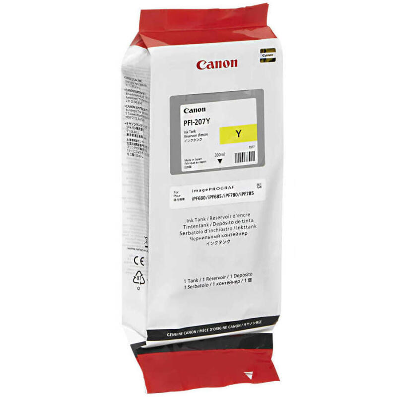 Canon Pfı-207Y-8792B001 Sarı Orijinal Kartuş