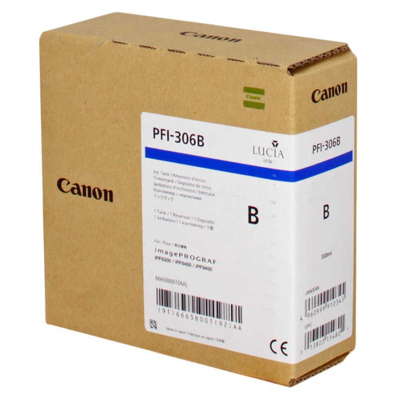 Canon Pfı-306B-6665B001 Blue Orijinal Kartuş