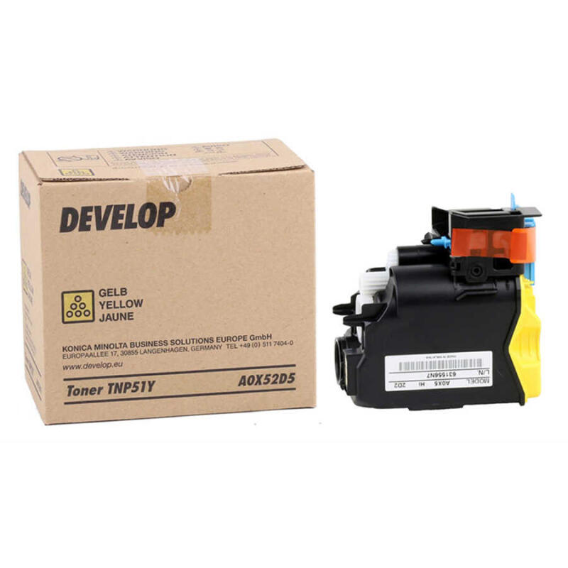 Develop Tnp-51-A0X52D5 Sarı Orijinal Fotokopi Toner
