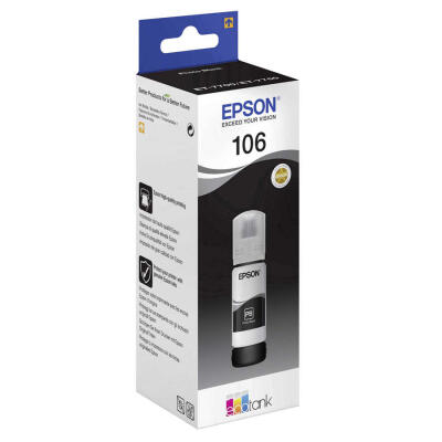 Epson 106-C13T00R140 Foto Siyah Orijinal Mürekkep