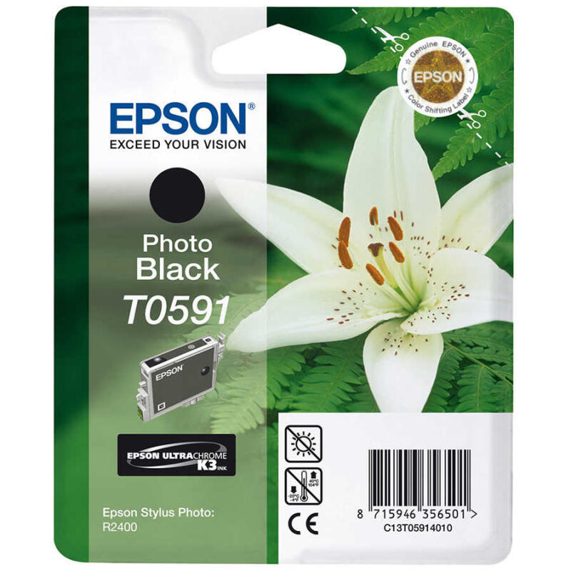 Epson T0591-C13T05914020 Foto Siyah Orijinal Kartuş  R2400