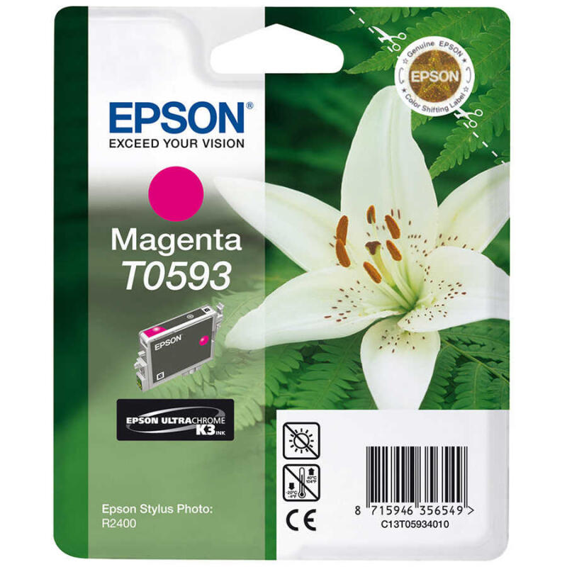 Epson T0593-C13T05934020 Kırmızı Orijinal Kartuş R2400