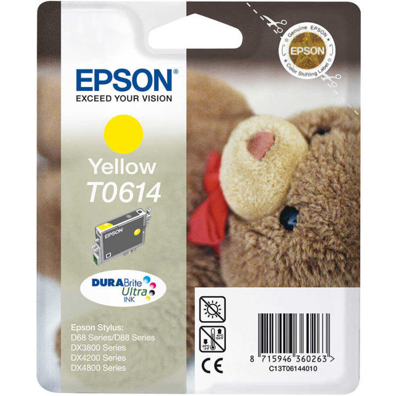 Epson T0614-C13T06144020 Sarı Orijinal Kartuş