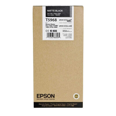 Epson T5968-C13T596800 Mat Siyah Orijinal Kartuş