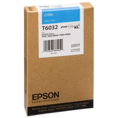 Epson T6032-C13T603200 Mavi Orijinal Kartuş