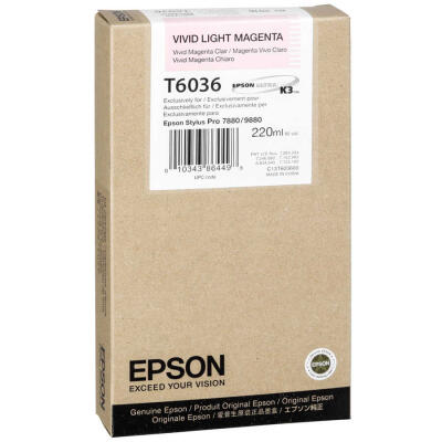 Epson T6036-C13T603600 Açık Kırmızı Orijinal Kartuş