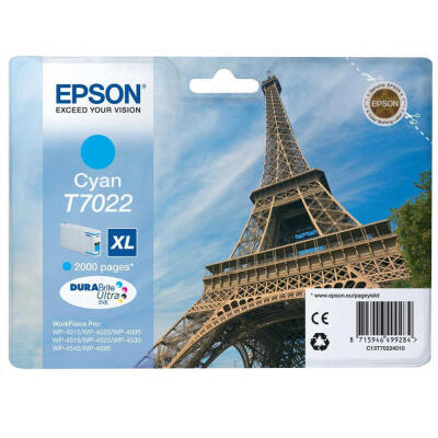 Epson T7022Xl-C13T70224010 Mavi Orijinal Kartuş