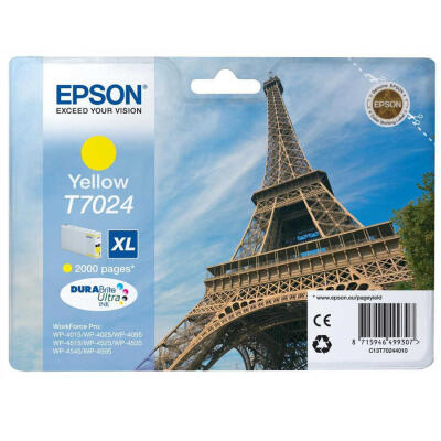 Epson T7024Xl-C13T70244010 Sarı Orijinal Kartuş