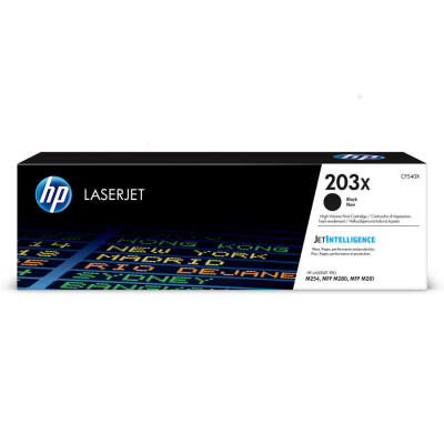 Hp 203X-Cf540X Siyah Orijinal Toner Yüksek Kapasiteli