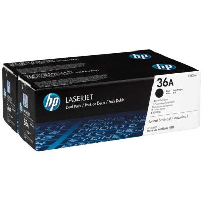 Hp 36A-Cb436Ad Orijinal Toner İkili Paket