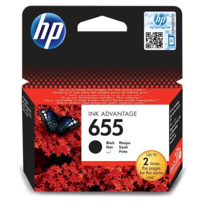Hp 655-Cz109Ae Siyah Orijinal Kartuş