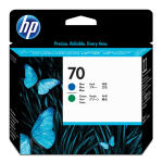 Hp 70-C9408A Orijinal Mavi Ve Yeşil Baskı Kafası