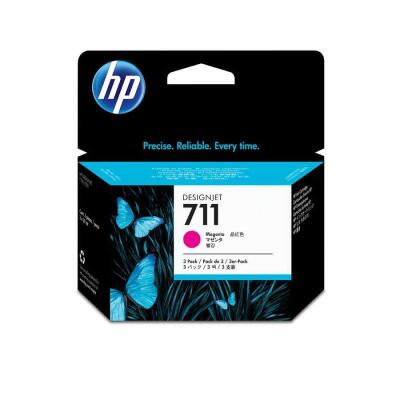 Hp 711-Cz135A Kırmızı Orijinal Kartuş 3Lü Paket