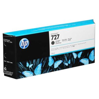 Hp 727-C1Q12A Mat Siyah Orijinal Kartuş Extra Yüksek Kapasiteli