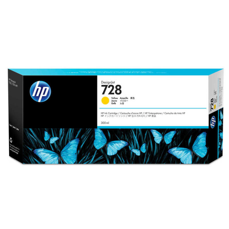 Hp 728-F9K15A Sarı Orijinal Kartuş Extra Yüksek Kapasiteli