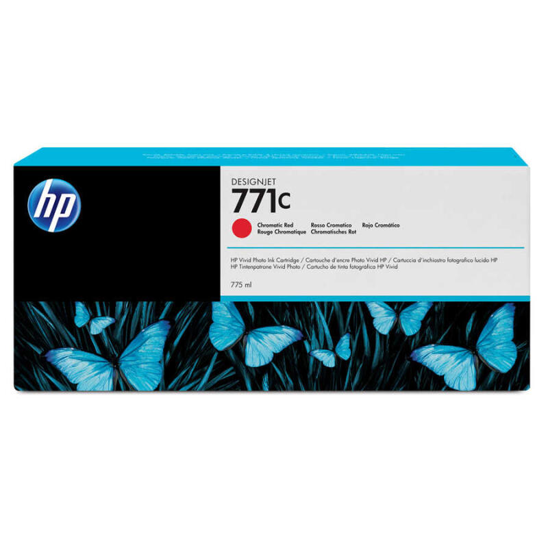 Hp 771C-B6Y08A Kromatik Kırmızı Orijinal Kartuş