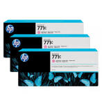 Hp 771C-B6Y35A Açık Kırmızı Orijinal Kartuş 3Lü Paket