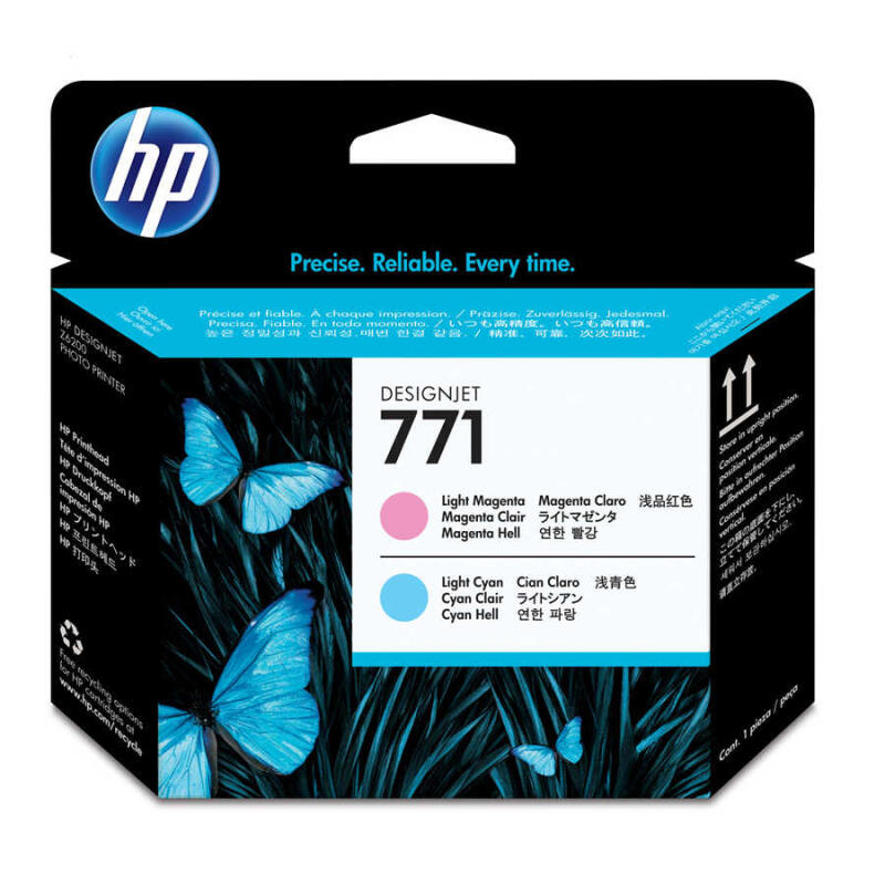 Hp 771-Ce019A Orijinal Açık Mavi & Açık Kırmızı Baskı Kafası