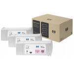 Hp 83-C5077A Açık Kırmızı Orijinal Kartuş 3Lü Paket