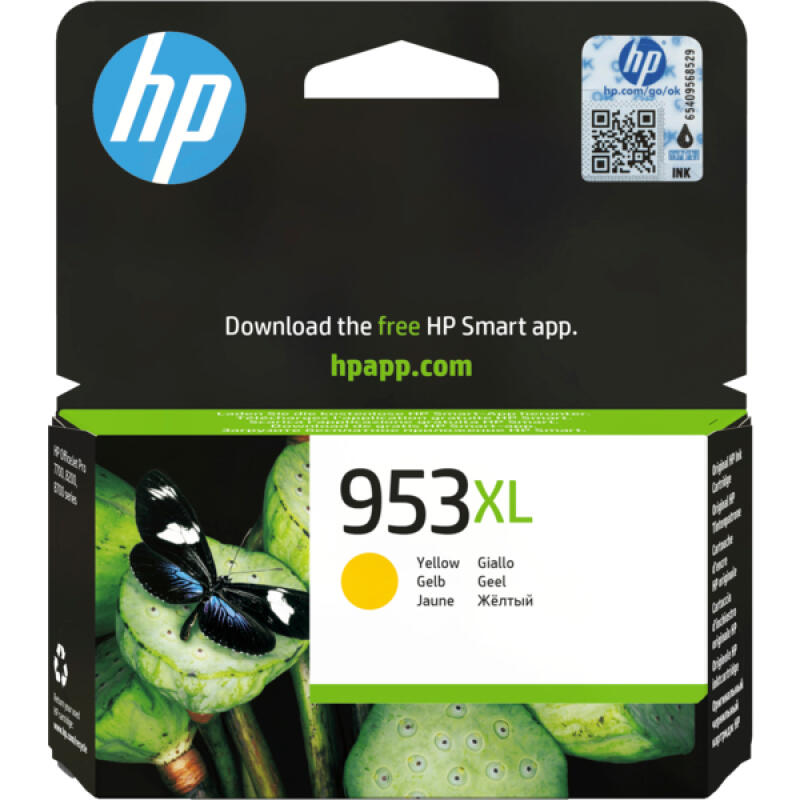 Hp 953Xl-F6U18Ae Sarı Orijinal Kartuş Yüksek Kapasiteli HP OfficeJet Pro 7720