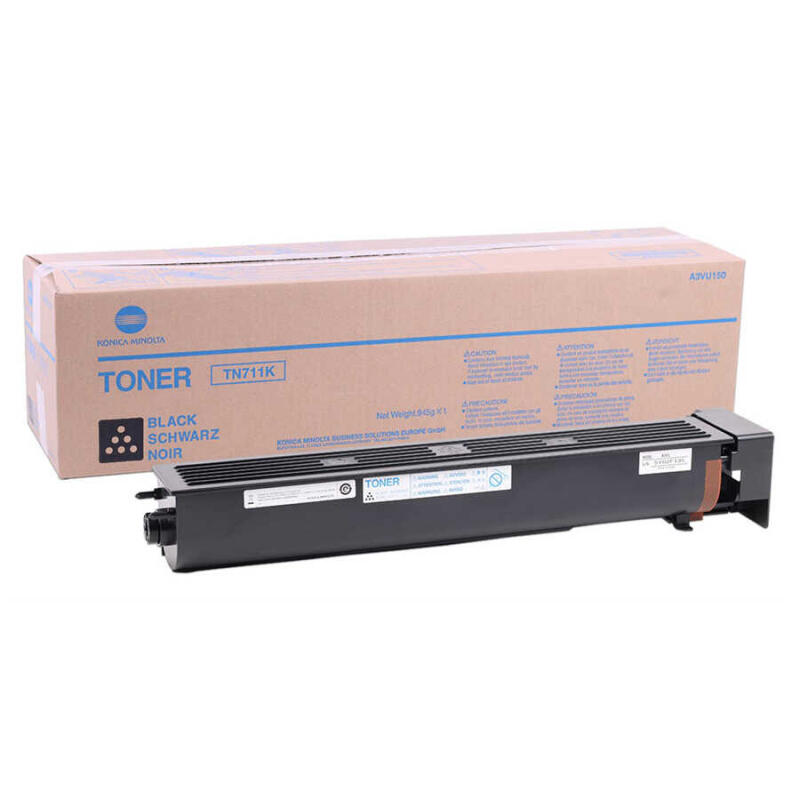 Konica Minolta Tn-711-A3Vu150 Siyah Orijinal Fotokopi Toner