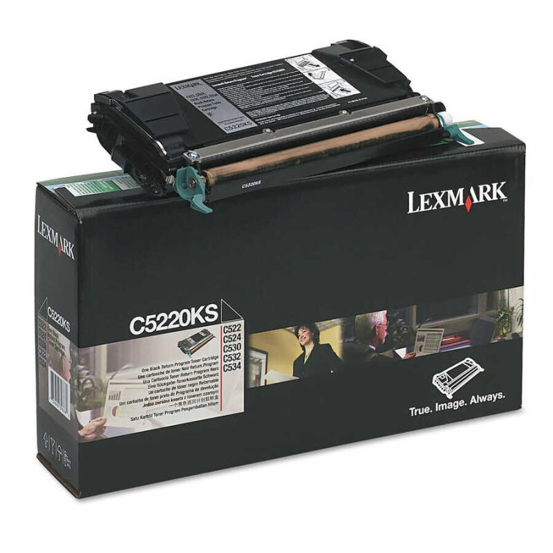 Lexmark C522-C5220Ks Siyah Orijinal Toner