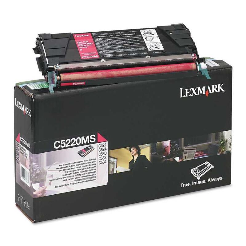 Lexmark C522-C5220Ms Kırmızı Orijinal Toner