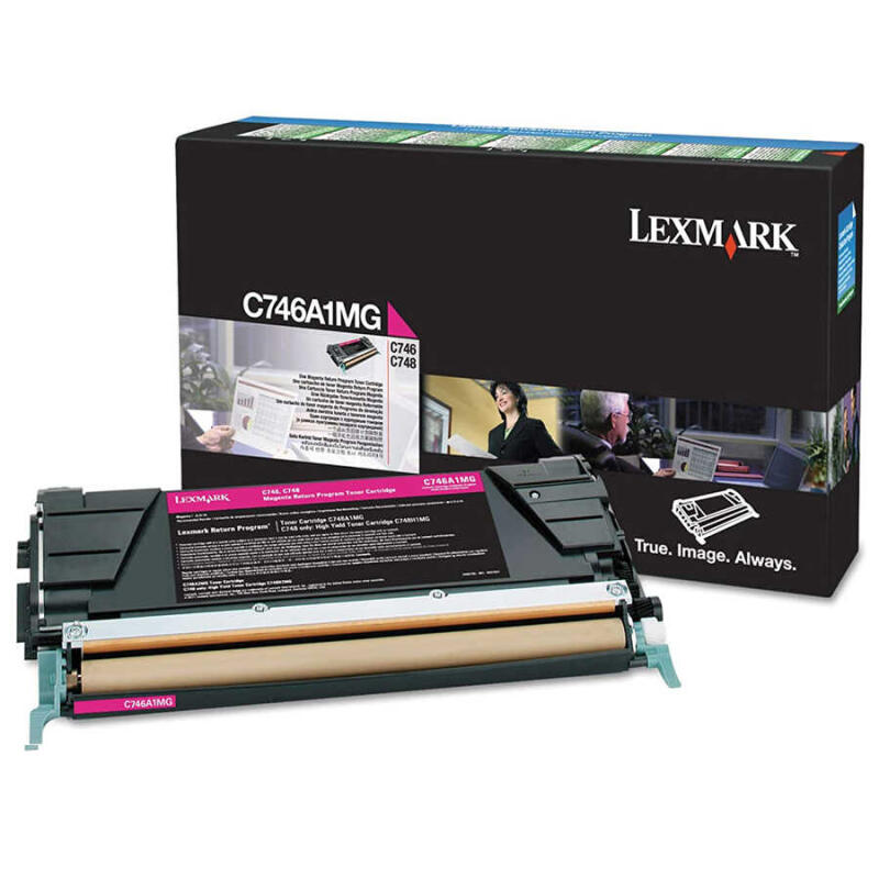 Lexmark C746-C746A1Mg Kırmızı Orijinal Toner
