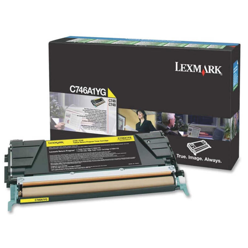 Lexmark C746-C746A1Yg Sarı Orijinal Toner