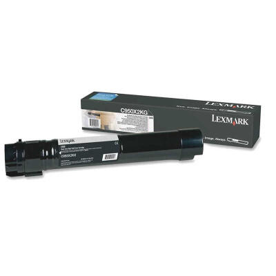 Lexmark C950-C950X2Kg Siyah Orijinal Toner
