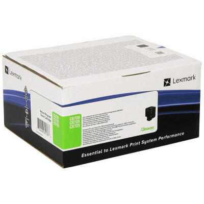Lexmark Cs720-74C5Sk0 Siyah Orijinal Toner Yüksek Kapasiteli