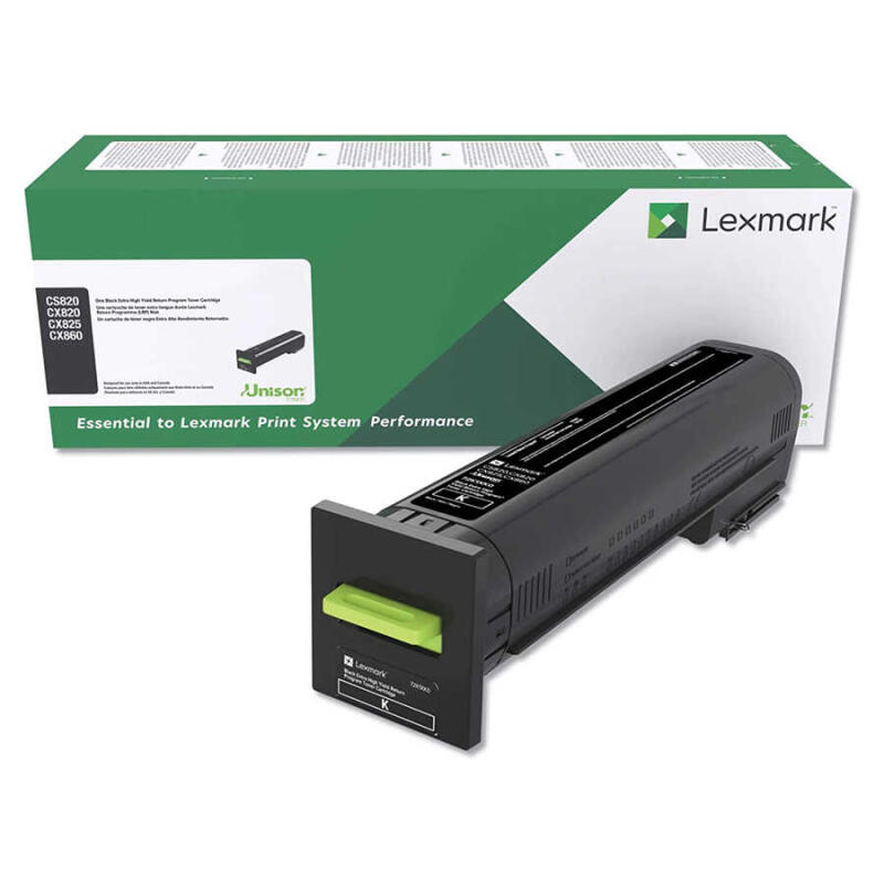 Lexmark Cs820-72K5Xc0 Mavi Orijinal Toner Ekstra Yüksek Kapasiteli