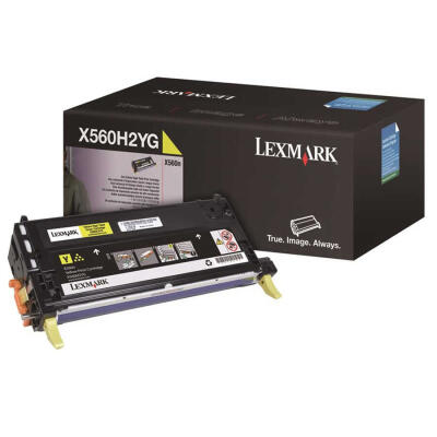 Lexmark X560-X560H2Yg Sarı Orijinal Toner Yüksek Kapasiteli