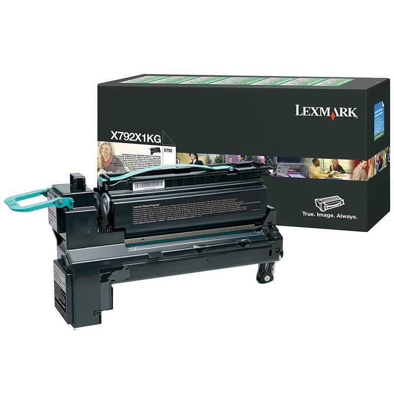Lexmark X792-X792X1Kg Siyah Orijinal Toner Yüksek Kapasiteli