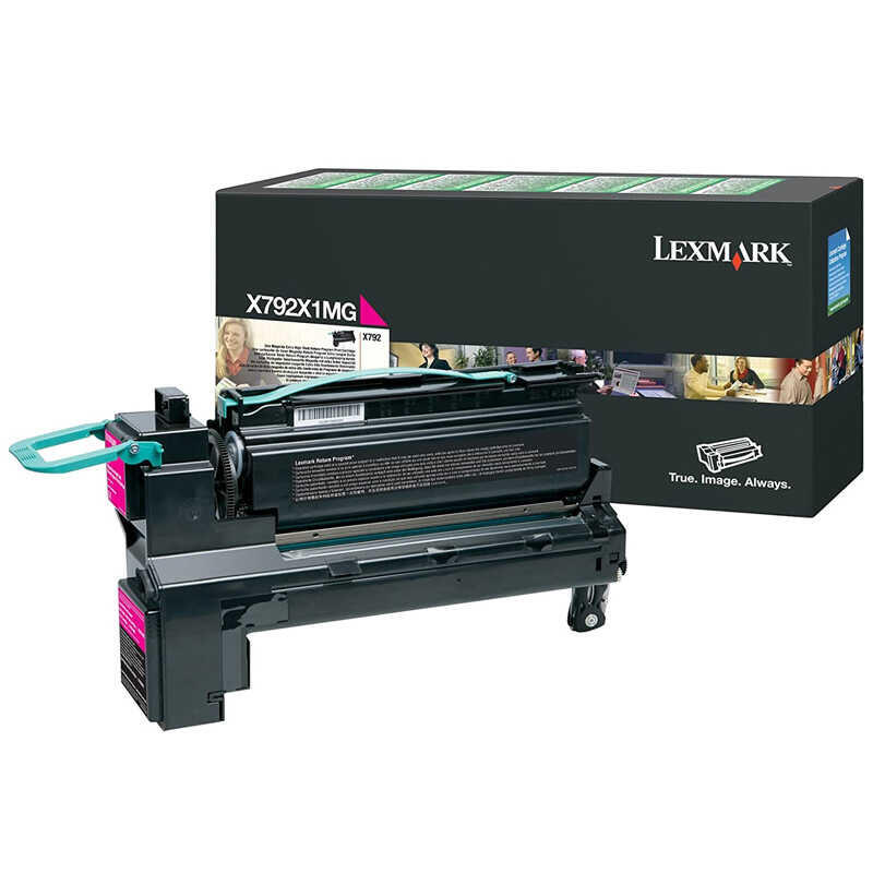 Lexmark X792-X792X1Mg Kırmızı Orijinal Toner Yüksek Kapasiteli