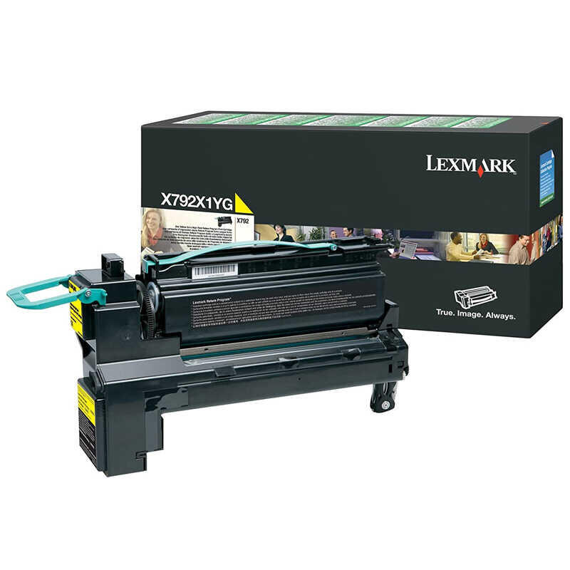Lexmark X792-X792X1Yg Sarı Orijinal Toner Yüksek Kapasiteli