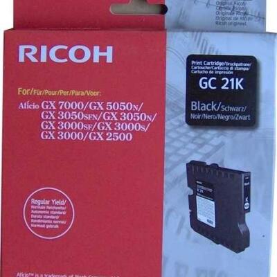 Ricoh Aficio Gc-21K Siyah Orjinal Kartuş