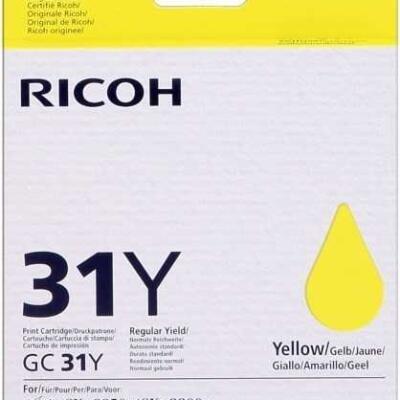 Ricoh Aficio Gc-31Y Sarı Orjinal Kartuş