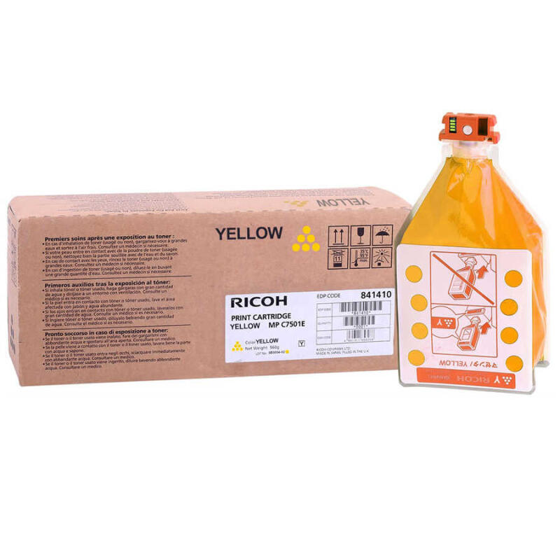 Ricoh Aficio Mp-C6501 Sarı Orijinal Fotokopi Toner