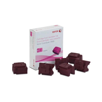 Xerox Colorqube 8900-108R01023 Kırmızı Orijinal Katı Mürekkep 6Lı