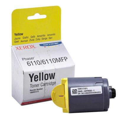 Xerox Phaser 6110-106R01204 Sarı Orijinal Toner